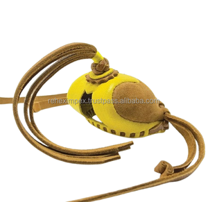 Capuchas de cetrería de cuero personalizadas de estilo árabe de primera calidad al por mayor artesanía superior para productos de caza - Product Image 2