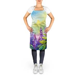Idaho Syringa aquarelle unisexe grand tablier multicolore pour la cuisson de l'artisanat de jardinage-serveur de cuisine pour femmes adultes hommes - Product Image 2