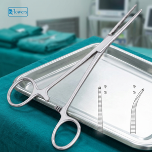 Pinces hémostatiques Sixflowers Crile à pointe fine, droites et courbées, instrument chirurgical pour l'hémostase, certifié CE - Product Image 3