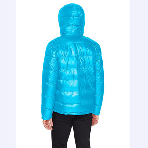 Custom Unisex <b>Winter</b> Outdoor Puffer Jacket Stand Collar 100% Nylon Bubble Canvas Fabric Fashionable Cotton-Filled Patchwork <b>Coat</b> - Product Image 5