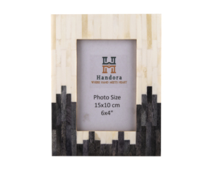 Premium Handmade Bone Inlay Photo <b>Frame</b> <b>4x6</b> | Luxury Tabletop Picture <b>Frame</b> | Home Decor & Gift Item - Product Image 1