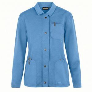 Chaqueta Médica de Alta Calidad para Hospital, Chaqueta de Enfermería con Cierre de Broches, Abrigo Cálido Personalizable con Logotipo, Uniforme de Enfermera al por Mayor, Chaquetas de Enfermería de Manga Larga - Product Image 4