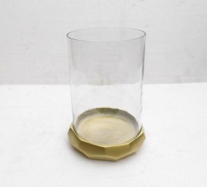 Wholesale Clear <b>Glass</b> Royal Handmade Metal Candle <b>Holder</b> <b>Stand</b> Custom Design Romantic Tall Empty Vintage Candle <b>Holder</b> - Product Image 2