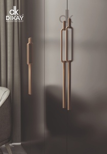 DIKAY minimalist design Aluminum alloy cabinet handles Durable wardrobe <b>door</b> hardware Bar cabinet handles kitchen - Product Image 2
