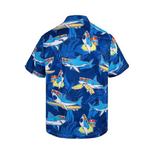Chemise Hawaïenne Homme Personnalisée de Haute Qualité avec Logo, Écologique, Séchage Rapide, Respirante, Imprimée, Tendance, Vintage, Manches Courtes pour la Plage - Product Image 2