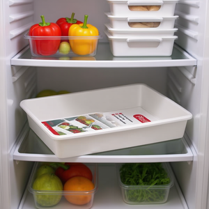 Contenitore per Alimenti in Plastica Rettangolare 4 L Impilabile per Frigorifero e Conservazione della Freschezza - Product Image 3