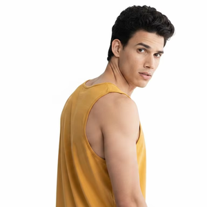 Débardeurs de sport pour hommes en polyester/coton tricoté de haute qualité, écologiques, anti-UV, séchage rapide, respirants, pour la musculation - Product Image 3