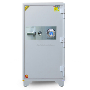 WELKO Fire Resistant Cabinet FRC3 DK White <b>Key</b> <b>Lock</b> Fireproof <b>Safe</b> Dimensions L800xw450xh400mm - Product Image 1