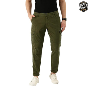 Pantalon cargo léger en toile de polyester 100 % de haute qualité pour homme, séchage rapide et respirant - Product Image 1