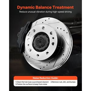 2002 2006 Chevrolet valanga 2500 anteriore e posteriore Kit rotori freno 8 dischi freni Premium - Product Image 6