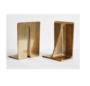 Sujetalibros decorativos de metal para el hogar, biblioteca, estantería, soporte para libros, para sala de estudio - Product Image 5