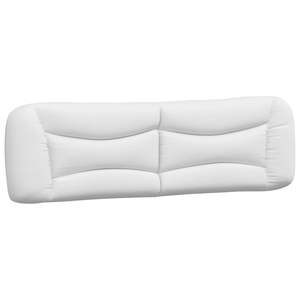 Cojín de Cabecera de Piel Sintética Blanca de 76 Pulgadas de Ancho, Fibra PP, Almohada Ergonómica para Lectura en Cama - Product Image 4