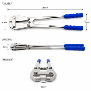 Pince coupante à fil large en acier inoxydable Al Mida Healthcare, coupe-épingles de Kirschner, poignée en silicone, instrument de chirurgie orthopédique - Product Image 5