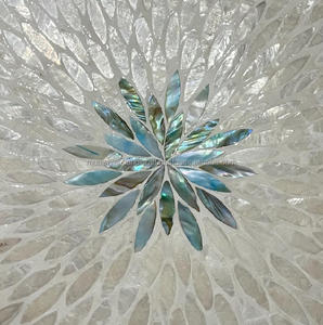 Tazón de nácar natural con mopa personalizada para el hogar y el restaurante Ensaladera de cocina - Product Image 5