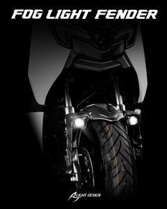Kit de phares antibrouillard JET DRG MMBCU 28W LED avec lentille bifocale, double couleur, éclairage spot, accessoires d'éclairage pour moto, étanche, Plug and Play - Product Image 3