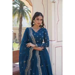 LIKSHA PREMIUM READYMADE ROBE AVEC SET-LC-1084 DUPATTA - Product Image 3