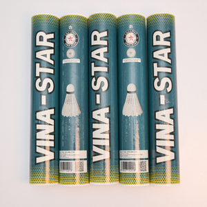 Volants de badminton d'entraînement en plumes d'oie Vina-Star, durables, haute vitesse 49 50 51, balles de sport en plumes pour la pratique - Product Image 6
