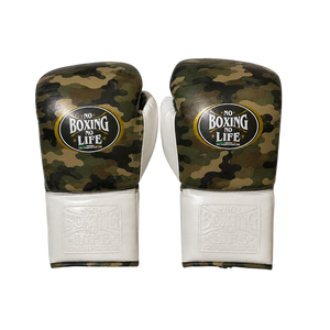 Custom Made Camo Design No Boxing No Life <b>Gloves</b> Muay Thai Closure Lace Up Sanda Adult For Martial Arts Oem 100% Genuine Leather - Product Image 1
