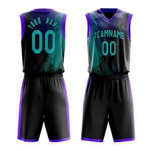 Camiseta de Baloncesto Personalizada con Sublimación, Bordado de Logotipo, Nombre del Equipo, Número, Ropa de Entrenamiento de Gimnasio, Uniforme de Baloncesto Universitario - Product Image 2