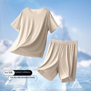 Conjunto de Pijama de Verano para Hombre, Estilo Japonés, Modal Suave y Transpirable, con Logotipo Bordado Personalizado, Fabricación OEM en China, Marca BD - Product Image 4