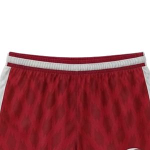 Unisex <b>Red</b> White Lacrosse Shorts Polyester Lightweight Sports Uniform Athletic Team Match Training Clothing - Product Image 3