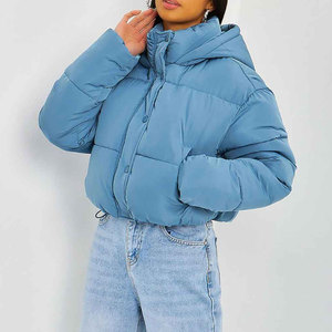 Chaqueta acolchada brillante negra para mujer y hombre, chaquetas y abrigos acolchados con burbujas en la espalda, venta al por mayor de invierno 2025 para hombre, estilo casual de punto. - Product Image 1