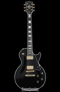 Guitarra Eléctrica Les Paul Custom de los Años 70 Más Vendida - Ébano - Product Image 4