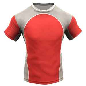 New Men's Custom Made Rugby Uniform Sets Heat-Transfer Printed Breathable 100% Polyester Training Gear Custom Logo Team - Product Image 2