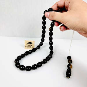 Rosario Musulmán de Cuerno del Golfo, Hecho a Mano, Tacto Real, Moderno, Religioso, al por Mayor, Misbaha para Hombre, Artesanía Natural Elegante, al por Mayor - Product Image 2