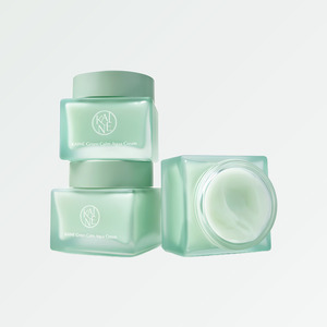 Crème hydratante pour le visage KAINE Korean K-Beauty Green Calm Aqua Cream Mini Fabriquée en Corée 70 ml Soin de la peau végétalien - Product Image 6