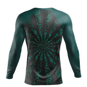 T-shirt de compression homme à manches longues, coupe ajustée, séchage rapide, respirant, pour fitness et combat MMA - Product Image 2