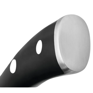 Cuchillo Asiático Multiusos de 4.5 Pulgadas, Acero Inoxidable, Hoja Afilada de Precisión, Mango Negro con Triple Remache, Profesional para Cocina - Product Image 4