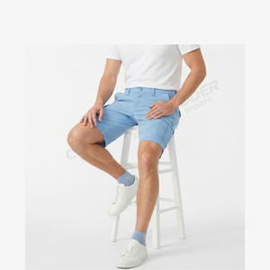 Pantalones cortos de carga de primera calidad para hombre, diseño elegante y duradero, pantalones cortos funcionales con múltiples bolsillos para aventuras al aire libre y uso casual. - Product Image 5
