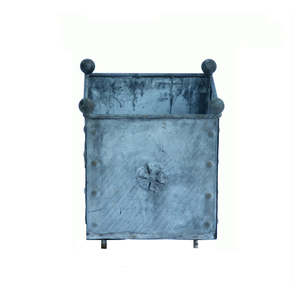 <b>Large</b> metal iron outdoor Galvanized heavy duty planters Customized metal planters <b>box</b> Heavy duty outdoor garden - Product Image 1