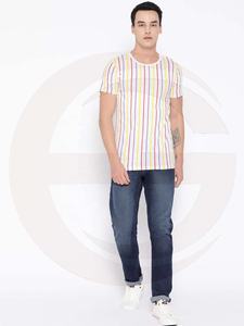 T-shirt décontracté pour homme à manches courtes en polyester/coton 200 grammes, imprimé numériquement 2023, avec impression personnalisée, prix de gros - Product Image 4