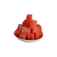 Pure IQF diepvries watermeloenblokjes bulk hoge Brix voor koudgeperste sapextractie