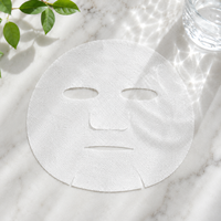 Y142 Tissu en maille de soie Tencel Lenzing autrichien 100 % importé, feuille de substrat pour masque facial, respirant et résistant, pour soins de la peau, personnalisable