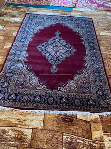 Alfombra persa hecha a mano de calidad de exportación, diseño tradicional de seda, patrón Floral lavable, alfombra para uso doméstico hecha en India Zhtraders - Product Image 3