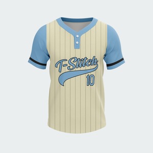 Camiseta de Béisbol con Costuras en T, Impresión por Transferencia de Calor, Degradado Rosa y Negro, Manga Corta, Cuello en V para Hombre, Antibacteriana y Ecológica - Product Image 6