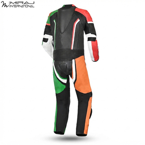 Latest Style Men Leather Jackets And Pants Motorbike <b>Sets</b> Factory Rate Customized Made Of Genuine Leather Motorbike Suits - Product Image 2