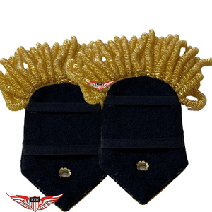 KEW - Epaulettes Dorados Personalizados de Alta Calidad, Estilo Francés Vintage Napoleónico, Lujosos, Ecológicos, Bordados, para Desfiles y Ceremonias - Product Image 5