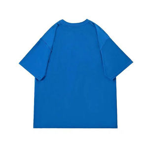 Nouveau T-shirt personnalisé tendance en toile respirante de haute qualité avec impression en relief et délavage acide pour hommes et femmes, avec logo personnalisé - Product Image 2