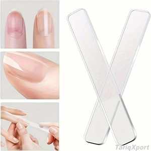 Professional Transparent Straight Pattern Nano Crystal Glass <b>Nail</b> <b>Shiner</b> <b>Nail</b> Polisher & <b>Buffer</b> File for <b>Nail</b> Care - Product Image 2