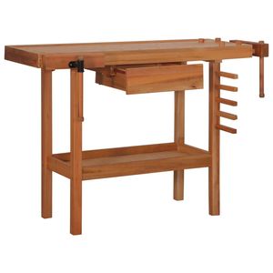 Banco di falegnameria con cassetto 2 morsi legno duro per la lavorazione del legno - Product Image 2