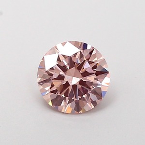 Diamant de laboratoire CVD rose fantaisie rond brillant de 1,02 carat, clarté VS1, polissage excellent, pierre précieuse éthique non montée pour bague personnalisée - Product Image 1