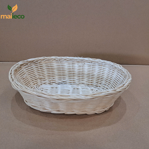 Art Deco Natural Rattan Storage <b>Baskets</b> for Fruit <b>Bread</b> Wedding Dining Tables Household Storage - Product Image 3
