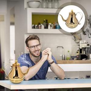 Nouvelle Arrivée : Bouilloire à thé sifflante en émail, compatible gaz, pour une ébullition rapide et sûre, idéale pour la maison et l'hôtellerie - Product Image 5