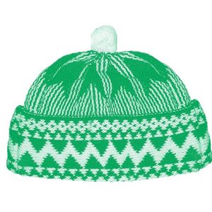 Ensemble de 3 bonnets Kufi pour hommes, bonnets musulmans tricotés, bonnets de prière Taqiyah ajustables, bleu-noir-vert Topi - Product Image 1