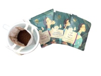 HANCOFEE Café Instantané Moyen Vietnamien – Le Meilleur, Pratique et Facile à Utiliser – Infusion à Froid en Sachet – Mélange Doux Robusta et Arabica Moulu