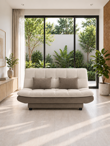 Canapé-lit moderne Roblox taupe convertible pour salon, hôtel, appartement, villa, fabricant de canapés, canapé en tissu personnalisé, meubles - Product Image 4